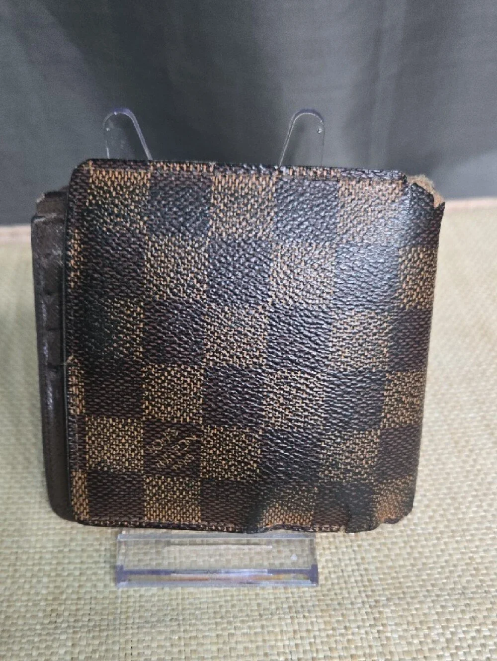 Louis Vuitton Brown Damier Canvas Men's Bifold Wallet
